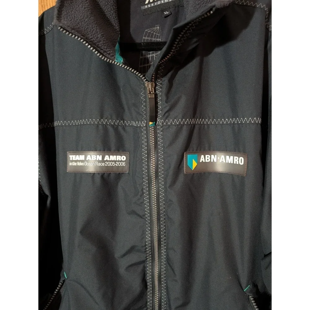 Vintage Musto Volvo Ocean Race 2005-2006 Winning Team ABN AMRO Jacket Size XL
